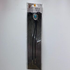 Amscan Halloween Cowboy collier Turquoise and Black Necklace